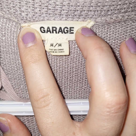 Garage purple cardigan - Picture 2 of 4